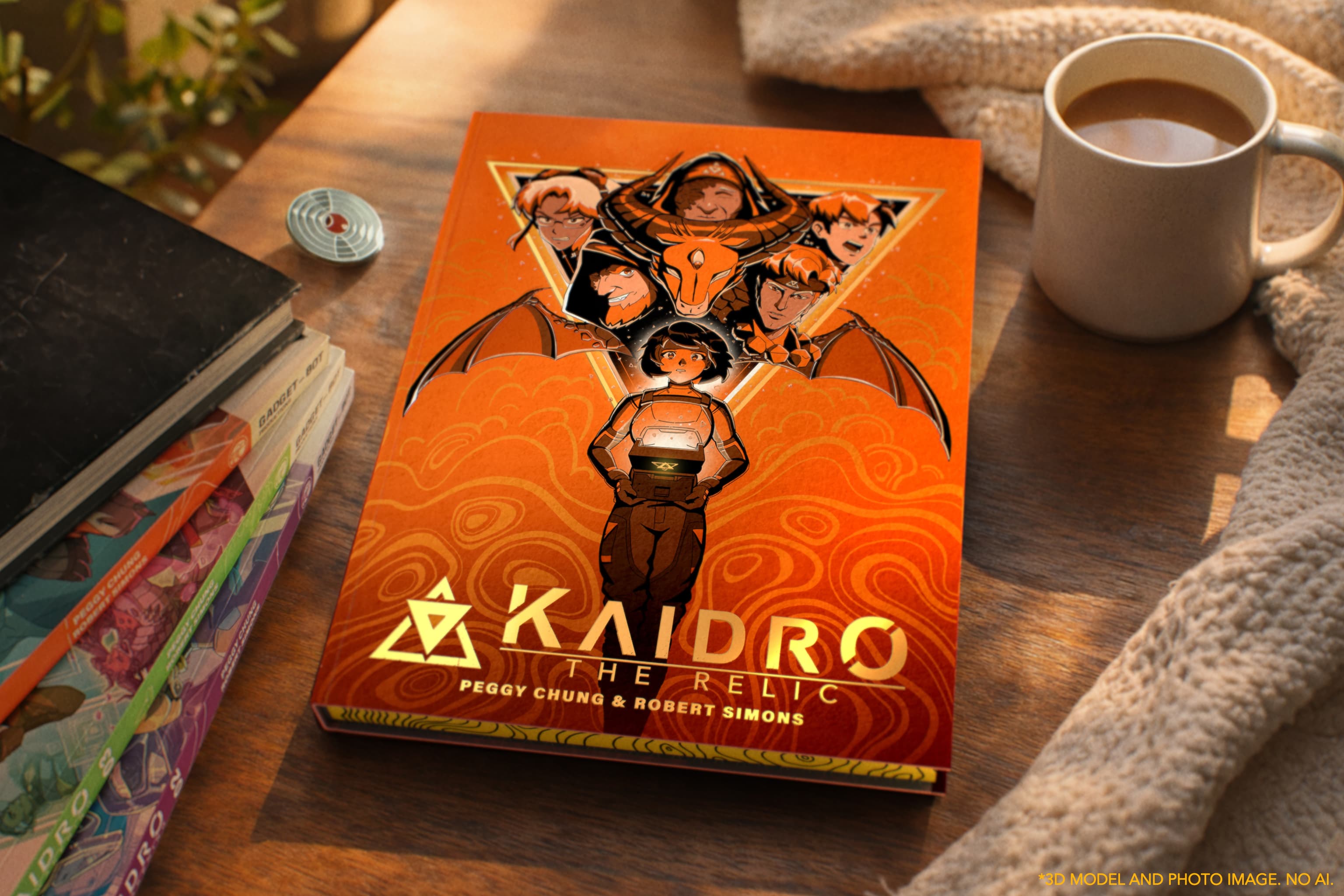 Kaidro manga book on a desk